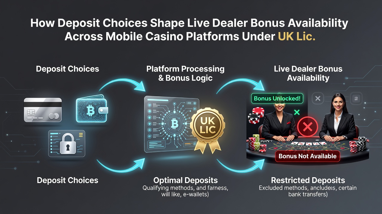 Close-up of a mobile payment screen displaying bonus terms for live dealer games alongside deposit selection options